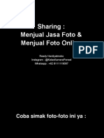 Sharing Menjual Foto Online