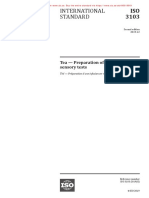 International Standard: Tea - Preparation of Liquor For Use in Sensory Tests