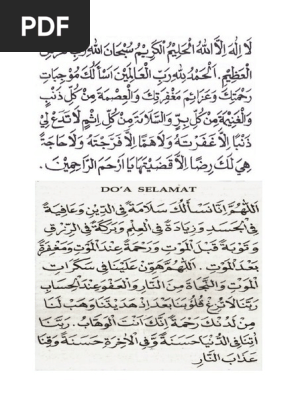 Doa Selamat Pdf