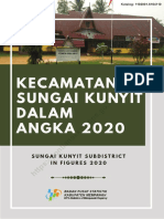 Kecamatan Sungai Kunyit Dalam Angka 2020