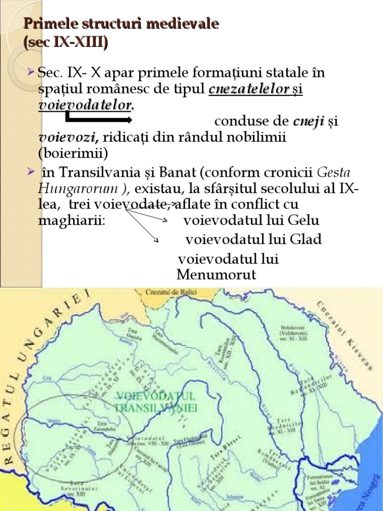 Formarea Statelor Medievale Romanesti Cls. 9 | PDF