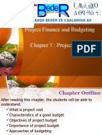 Chap 3 Project Budget