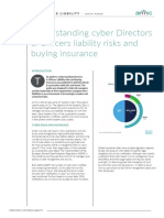 Understanding Cyber Directors & Officers Liability Risks and Buying Insurance