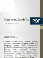 Dwi Nopriyanto, S.Kep, NS, M.Kep - Handover