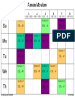 Esl - M Esl - M Esl - M: Section 11 Section 6 Section 7