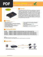 GSC150A Green Series: 10/100BASE-TX To 100BASE-FX Green Media Converter With OAM