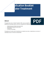 Application Booklet Water Treatment