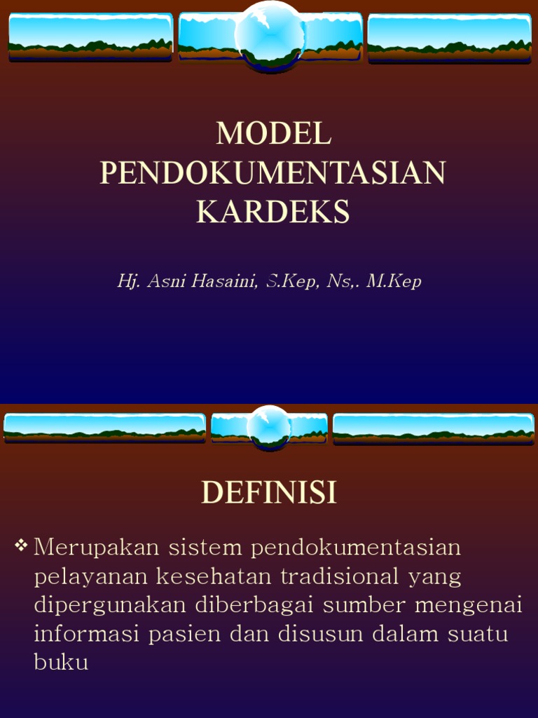Sistem Kardeks: Dokumentasi Kesehatan | PDF