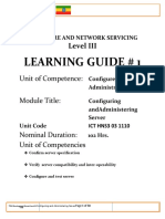 Configuring and Administering Server