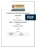 Production and Operations Management: Mba HRM