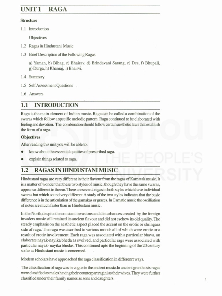 Ignou Music Download Free PDF Classical And Art Music Traditions