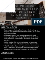 Indoor and Outdoor Concentrations of Carbon Dioxide and Oxygen of Cafes in Cebu City