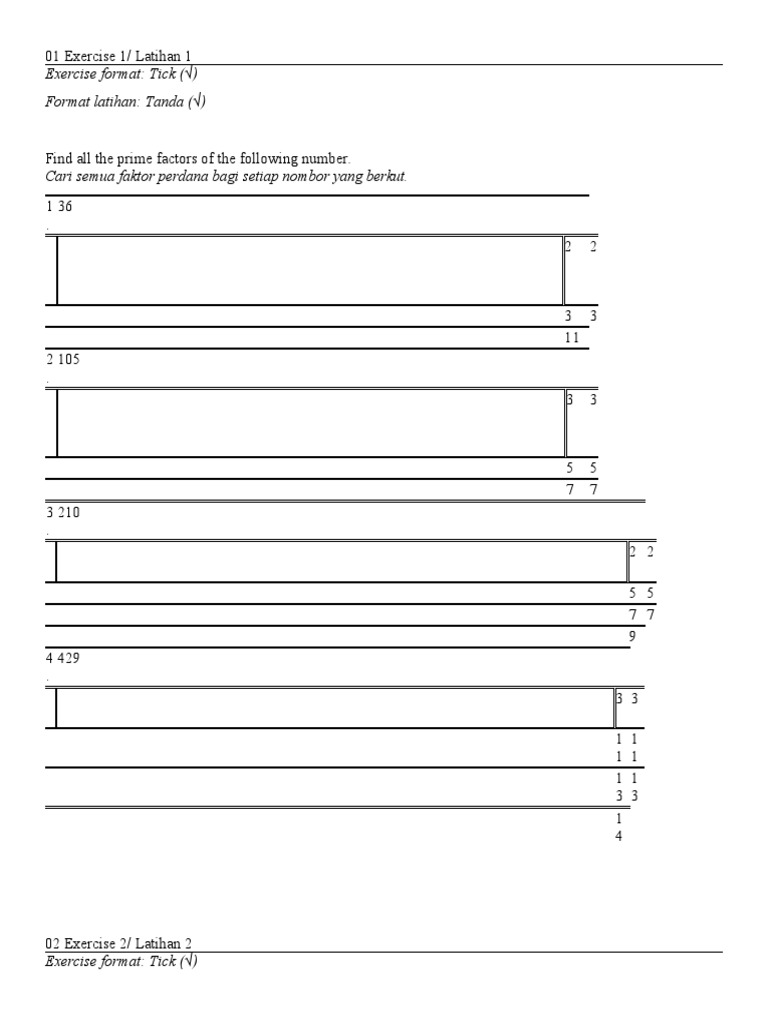 Form 1 Bab 2 | PDF | Lexicology | Discrete Mathematics