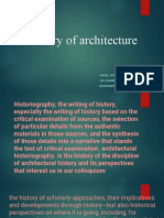 History of Architecture: Name:-Marta Dereje ID:-UU80884R Department: - Architecture
