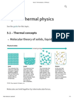 Topic 3 - Thermal Physics - IB Physics