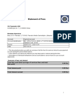 Statement of Fees - LT713570010000045404