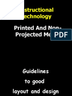 Instructional Technology: Printed and Non-Projected Media