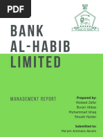 Bank Al-Habib Report