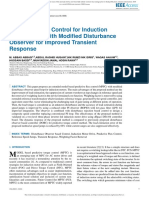 Predictive Flux Control For Induction Motor Drives With Modified Disturbance Observer For Improved Transient Response
