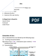 Ores of Zinc: Major Ore