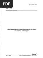Download SNI 03-2453-2002 _ Tata Cara Perencanaan Sumur Resapan Air Hujan untuk Lahan Pekarangan by Sandi Kusnadi SN50160818 doc pdf