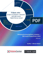 Itdesk - Info - : Advanced Presentations Creation - Microsoft Powerpoint 2010