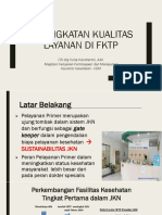 Drg. Yulita - Peningkatan Mutu Layanan Di FKTP