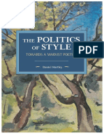 The Politics of Style Towards A Marxist