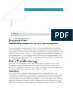 Assessing Pain: A Guide for Nurses