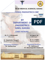 International Pediatric CME at GIMS GADAG 2021