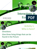 Ecological Interactions