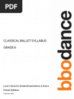 RAD Intermediate Ballet Syllabus Overview | PDF