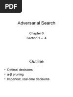 Adversarial Search: Section 1 - 4