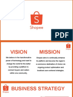 Shopee's Vision, Mission and Values for Connecting Buyers and Sellers