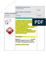 Presupuesto Alarmas, Potrerillo