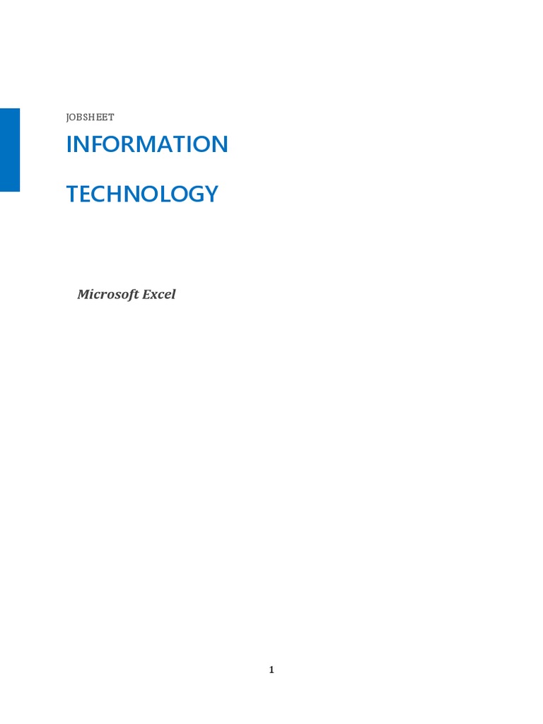 Panduan Dasar Microsoft Excel | PDF | Komputer