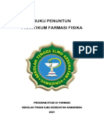 Penuntun Praktikum Farmasi Fisika S1 2021