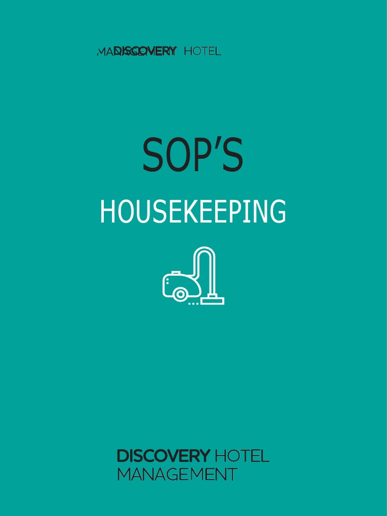 Procedimentos Operacionais Padrão: Housekeeping | PDF | Cama | Roupas