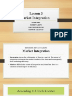 NEW LESSON 3 Market Integration
