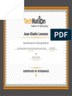 Webinar Metrología Biomédica Certificate