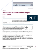 Halves and Quarters of Rectangles and Circles: Mathematics Curriculum