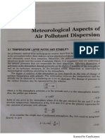 Meteriological Aspects of Air Pollutant Dispersion