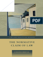 (Law and Practical Reason) Stefano Bertea - The Normative Claim of Law (2009, Hart Publishing)