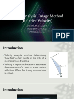 Vector Analysis Image Method (Relative Velocity)
