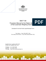 NMI P 108 Procedure Manual For The Pattern Approval of Non-Automatic Weighing Instruments