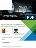Webcast Cybersecurity - Palo Alto Networks Et NSX v2