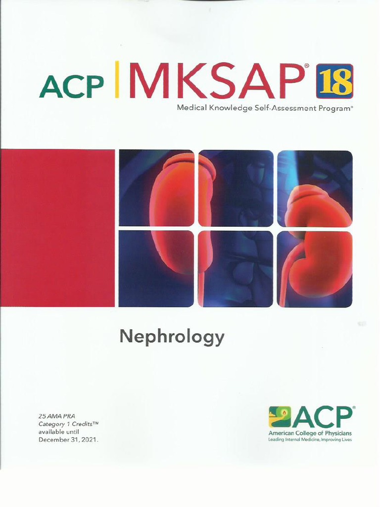 MKSAP 18 Nephrology | PDF