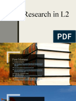 Research in L2