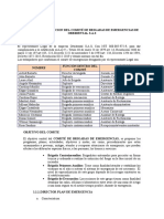 Acta de Constitucion Del Comité de Brigadas de Emergencias de Orbidental2021