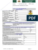 Incomplete Application: Online Application Form .Student Information